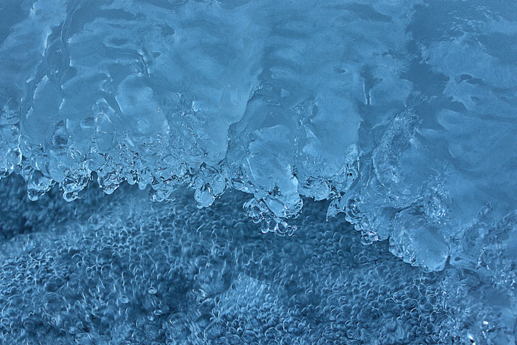 大自然の芸術的技法　氷の造形　５