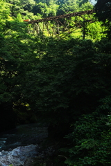 人工構造物　と　山渓
