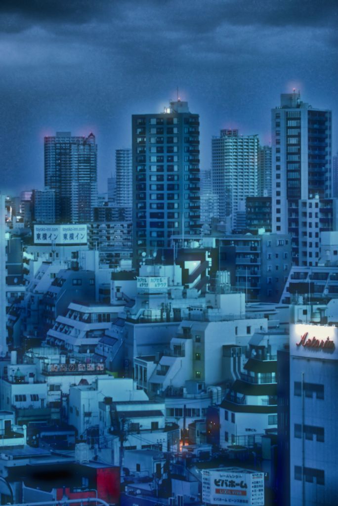 夕暮れの摩天楼　　
