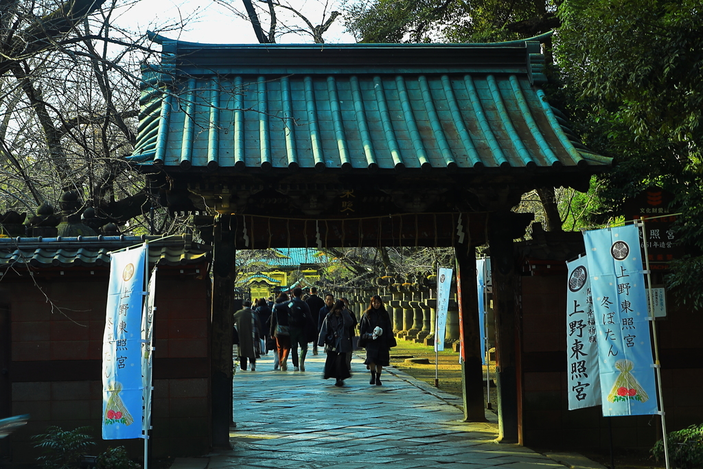 「東照宮」としては　地味　な山門