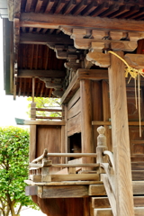 天神社本殿　左側面