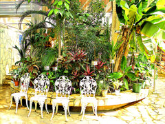 小さな小さな温室のエントランス