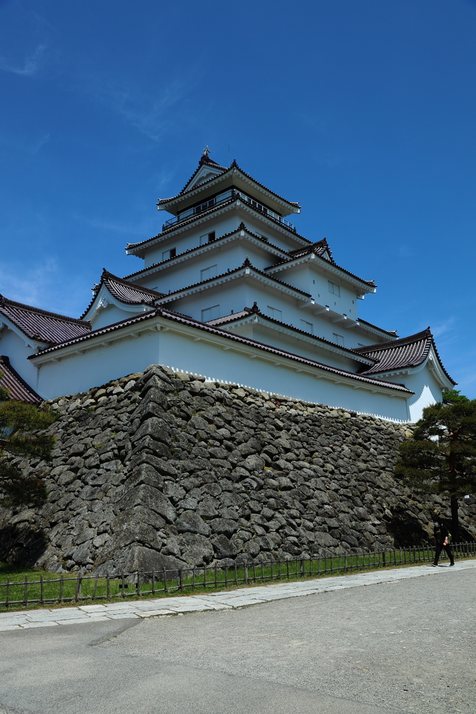 野面積み　（鶴ヶ城本丸）