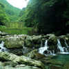 安居渓谷　砂防堰堤