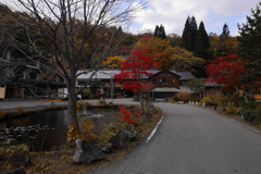 蔦温泉　エントランス