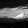 夜明けの白峰