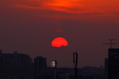 沈み往く　火球