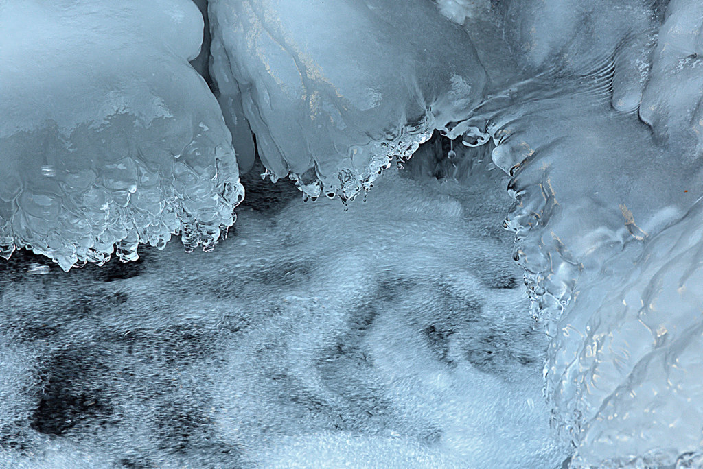 大自然の芸術的技法　氷の造形　２