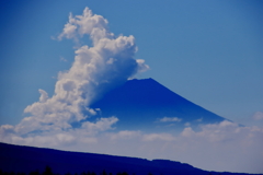 噴火・・・？　雲でした