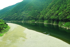 四万十川　河口から３５ｋｍ