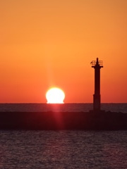 だるま夕日④