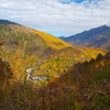 白骨温泉の紅葉風景2
