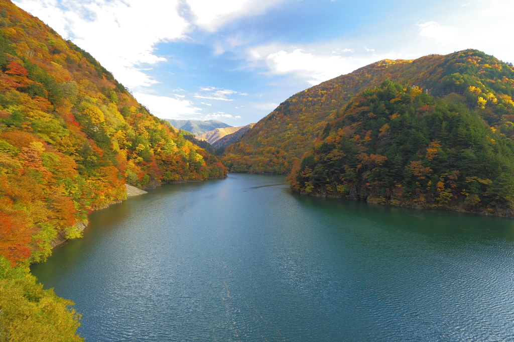 梓湖の紅葉2