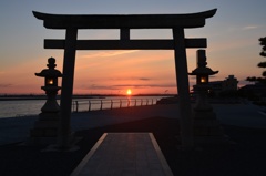 七里の渡しにて