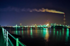 四日市工場夜景-4