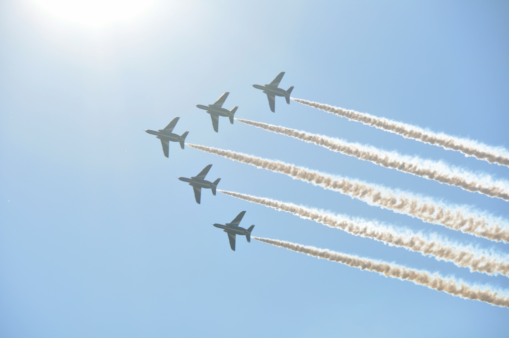 趣味の空①ブルーインパルス