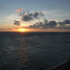 大洋の夕景…
