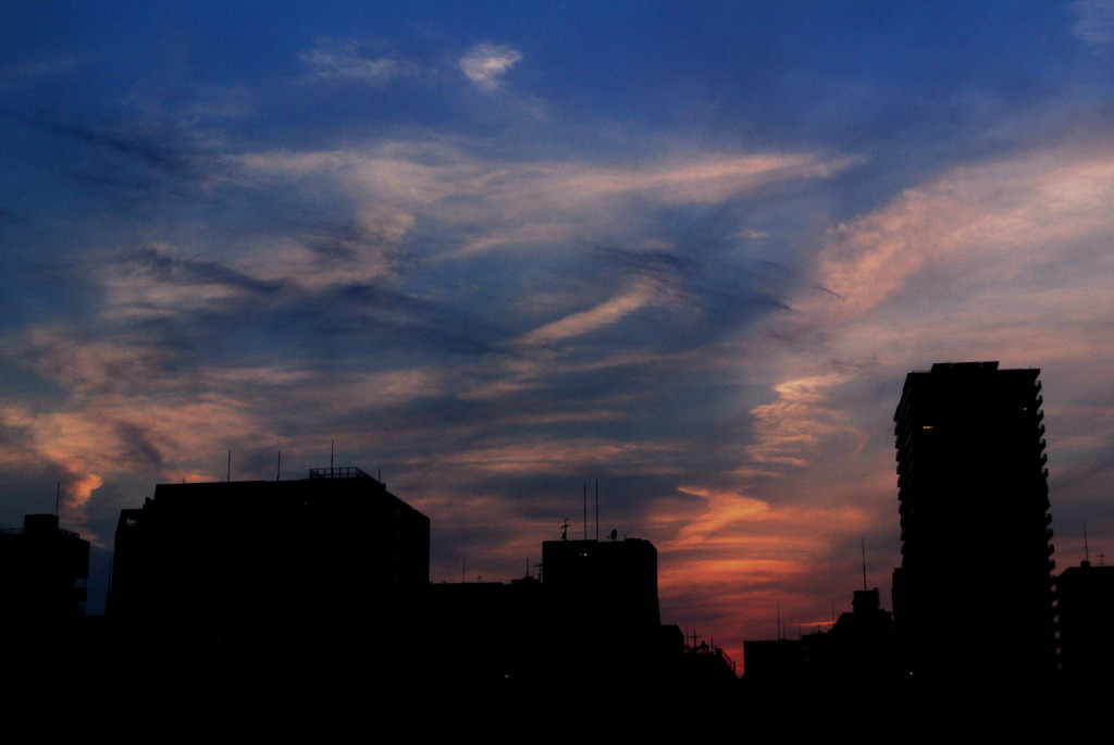下町の夕焼け…