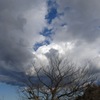 迫る来る曇り雲…