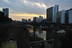 飯田橋からの夕闇