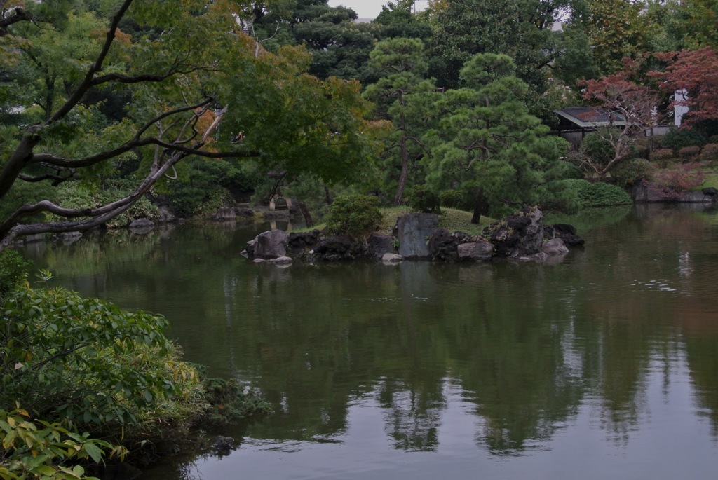 旧安田庭園・池１…