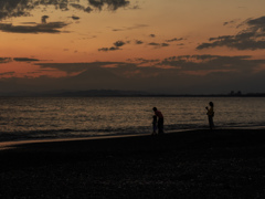 江の島の夕焼け