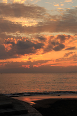 江の島の夕焼け