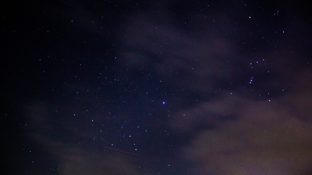 初・星空撮影
