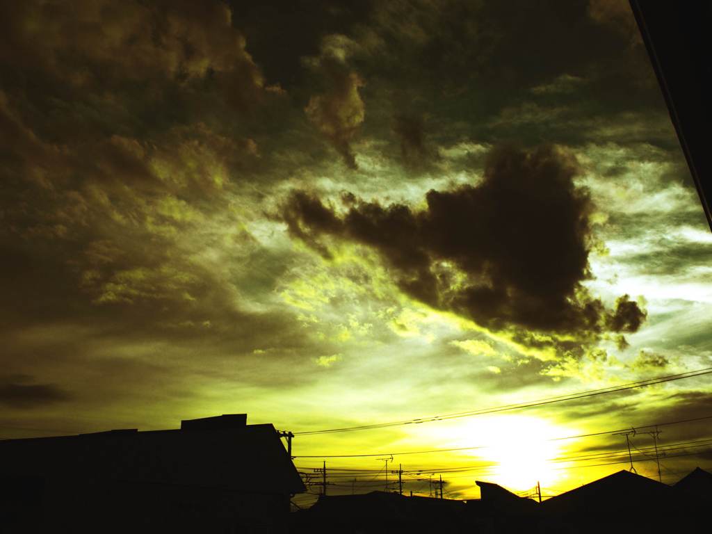 yellow sky