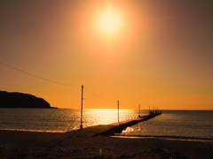 夕日
