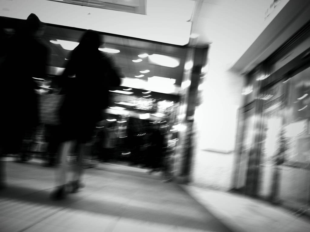 in haste