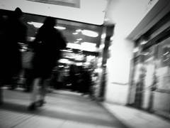 in haste