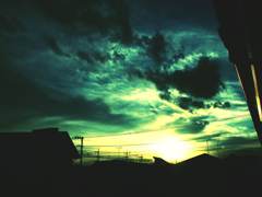 blue sky