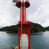 亀山島のタイル灯台
