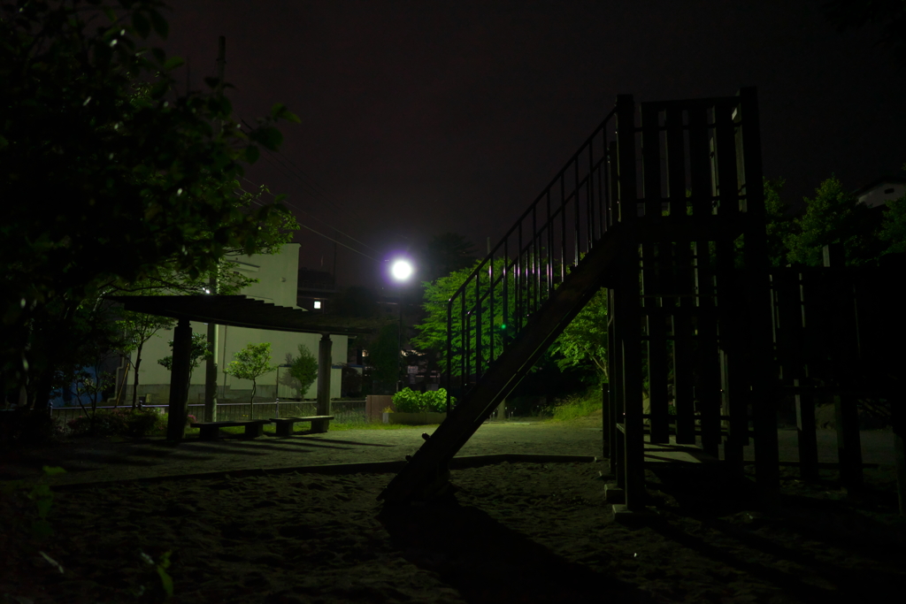 田舎の夜…。