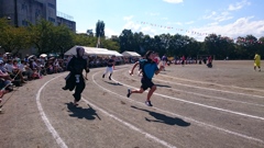 部活対抗リレースタート！