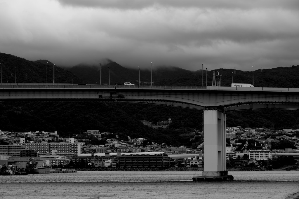 台風接近中～六甲