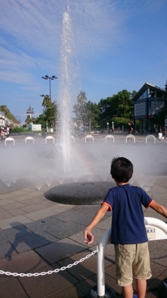 噴水レインボー