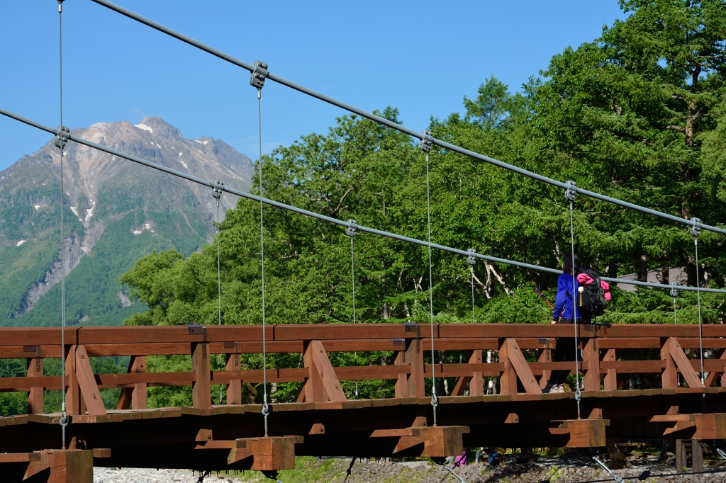 山ガールセルフィー