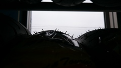 タイヤ屋の光景