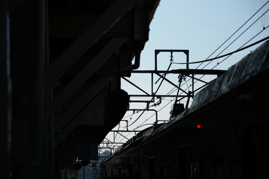 架線と空②