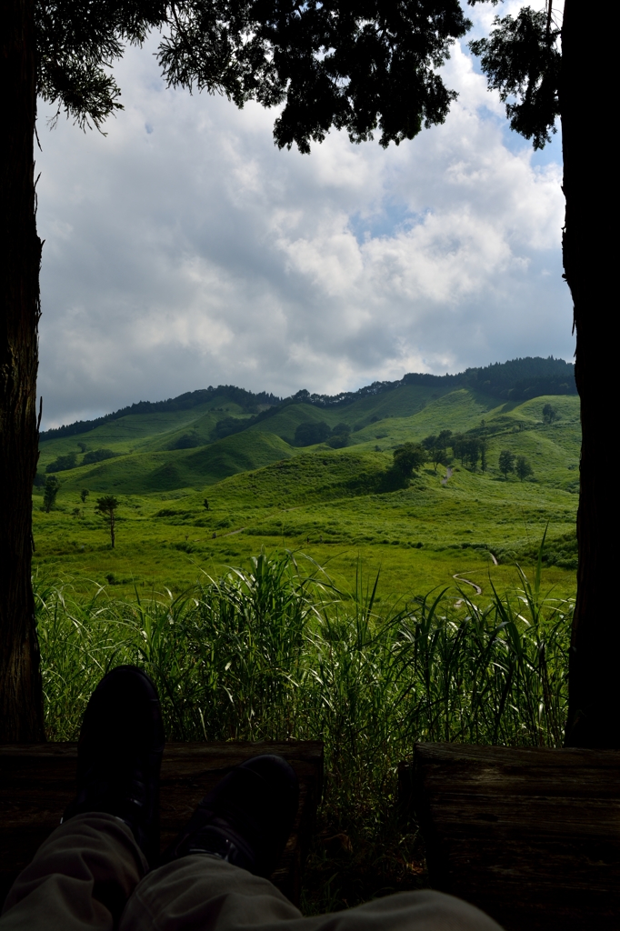 休息時間～砥峰高原