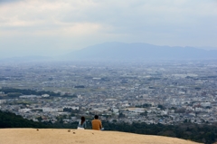 奈良のふたり。