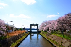 春の水門