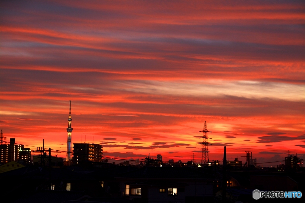 夕焼け雲