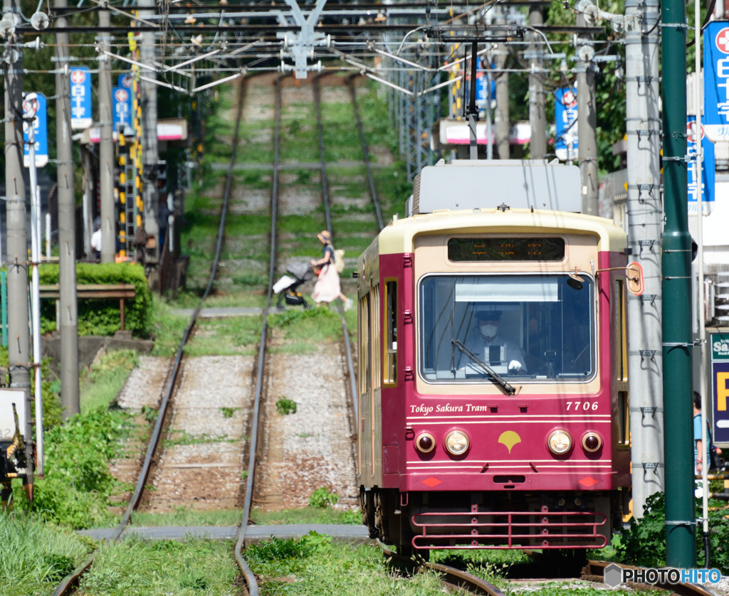 都電荒川線（学習院下）