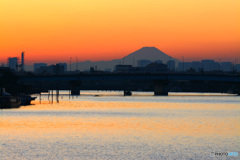 今井橋の夕景Ⅱ