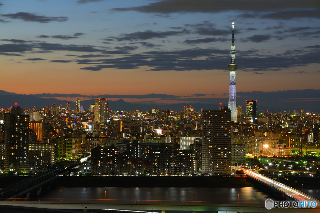 スカイツリーの夕景Ⅲ