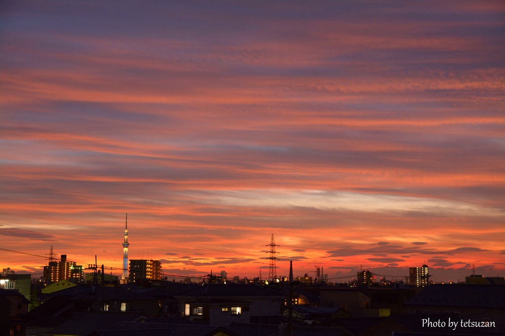 夕焼け雲