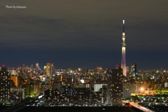 東京スカイツリーの夜景